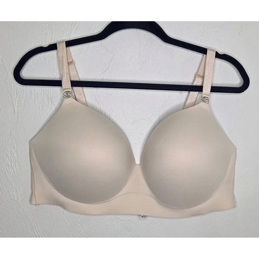 Victoria's Secret Dream Angels Padded No Wire Wireless Bra Beige Nude 40DD